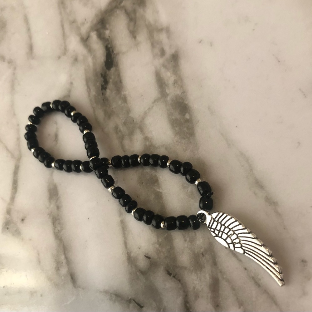 Handcrafted beaded earrings